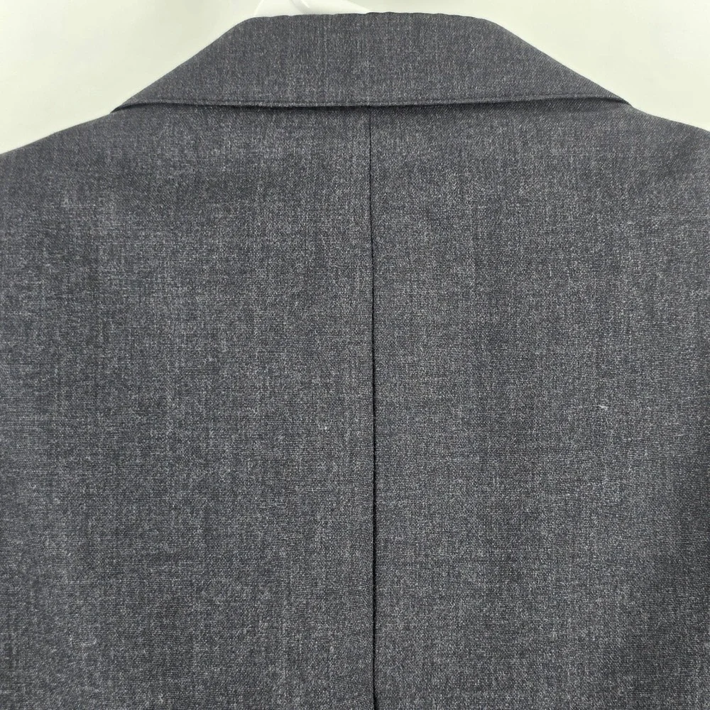 Polo University Club Ralph Lauren Blazer Mens 46 Charcoal Gray Virgin Wool USA